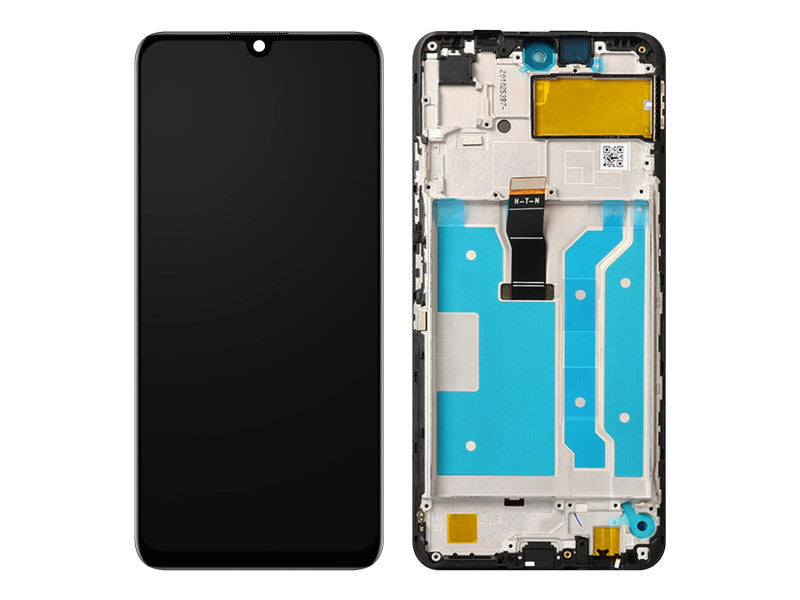 Ecran pour Huawei Psmart 2021 Noir avec cadre
